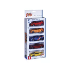   Bburago Street Fire kisautó 5 db-os csomag 1:43 - többféle