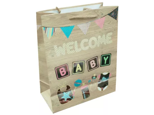 Papírtasak welcome baby  26*32