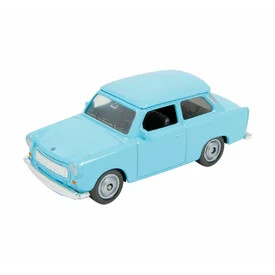 Fémautó Trabant 3/601 világoskék szabad kerék