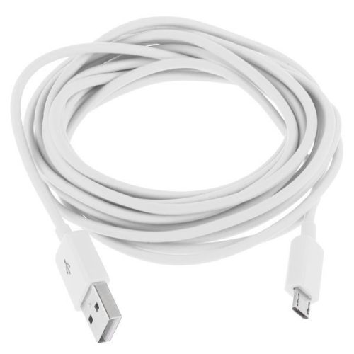 3 méteres micro USB töltő- és adatkábel eszközök csatlakoztatásához