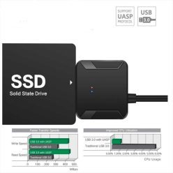   USB 3.0 - SATA adapter külső merevlemez csatlakoztatásához