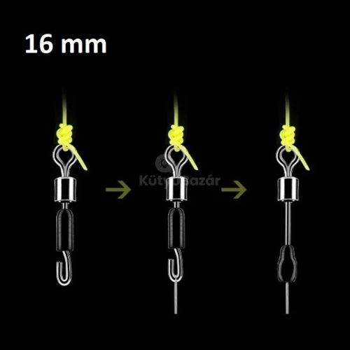 Előke gyorskapocs Horgászathoz 30 db - Nagy 16mm