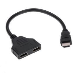   DUAL HDMI kábel HDMI elosztó - Ugyanaz a kép több kijelzőn