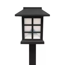   Home MX716 napelemes kerti lámpa, 12db-os display, műanyag, 2 db hidegfehér LED, kültéri, beltéri