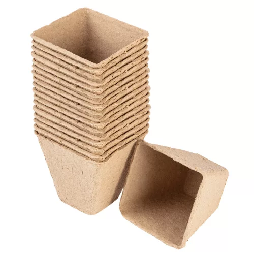 VERTO Palántázó doboz, papír, 8x8x7,8cm, 18 db/cs 15G464