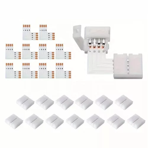 10db LED Fénycsík Csatlakozó