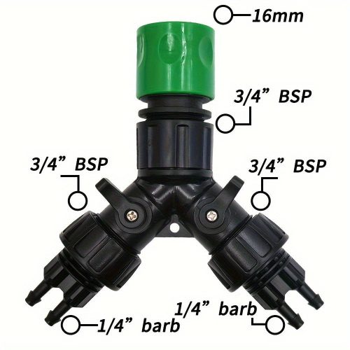 Kerti csepegtető öntöző csap adapter 4-utas elosztó