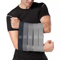   5db univerzális latexellenálló pánt férfi és női sportokhoz, guggolás pedálokhoz, jógához és fitnesz gyakorlatokhoz, rugalmas, többfunkciós TPE szíj, méretválaszték 4.54-18.14KG