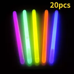   20 db világító fénypálcika éjszakai horgászathoz – növelje a fogást a fluoreszkáló fénypálcikákkal