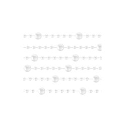 Karácsonyfa girland - gyöngyök 5m Ruhhy 22499