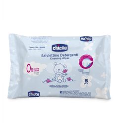   Chicco Natural sensation Lótusz-vizes törlőkendő 16 db-os