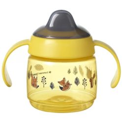   Tommee Tippee Superstar Weaning Sippee csőrös itatópohár  190 ml- sárga