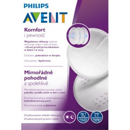 Philips Avent eldobható melltartóbetét nappali 24 db