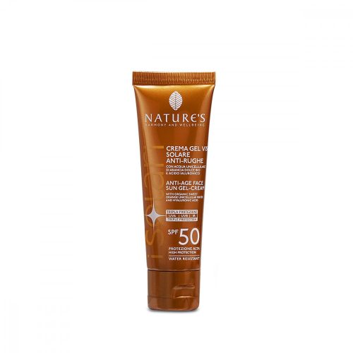 Nature's Anti-aging napvédő gélkrém arcra SPF50- 50ml