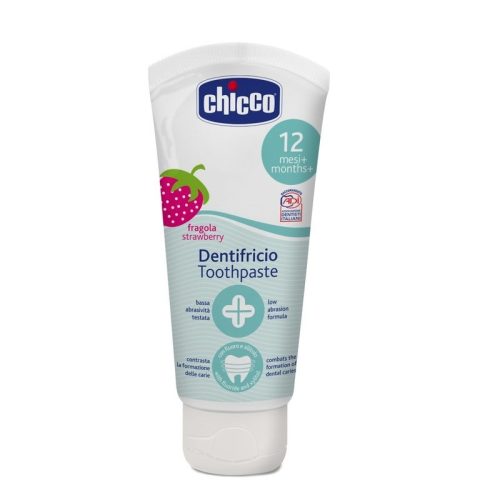 Chicco fluormentes fogkrém xilitollal - Epres ízű 12hó+