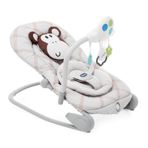 Chicco Balloon rezgő hintaszék és ülőszék zene panellel 0-18 kg - Monkey