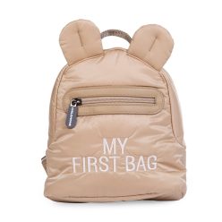   Childhome "My First Bag" Gyermek Hátizsák - Pufi - Bézs-Kifutó termék!