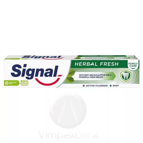 Signal fogkrém 75ml Family Herbal Fresh