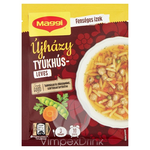 MAGGI ÚJHÁZI TYÚKHÚSLEVES 58G