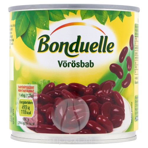 BONDUELLE VÖRÖSBAB NATÚR 400G