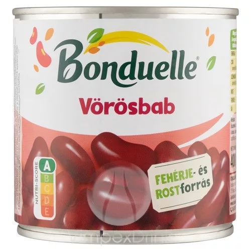 BONDUELLE VÖRÖSBAB NATÚR 400G