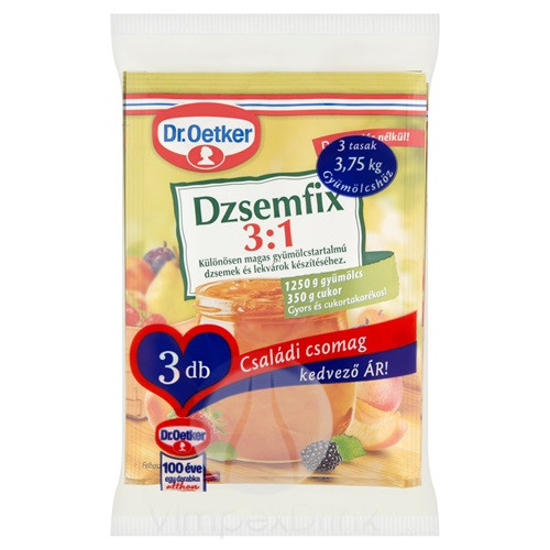 DR.OETKER DZSEMFIX SZUPER 3:1 3DBX25GR