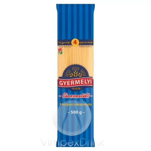 GYERMELYI TÉSZTA 4TOJ.CÉRNAMETÉLT 500g