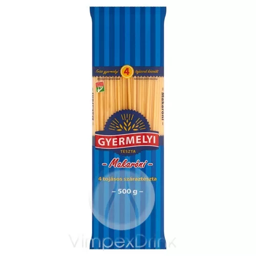 GYERMELYI TÉSZTA 4TOJ.MAKARÓNI 500G
