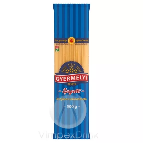 GYERMELYI TÉSZTA 4TOJ.SPAGETTI 500G