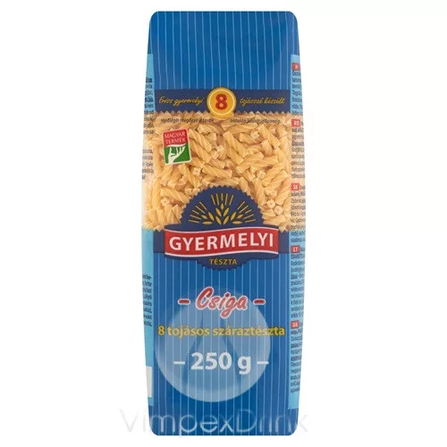 GYERMELYI TÉSZTA 8TOJ.CSIGA 250G