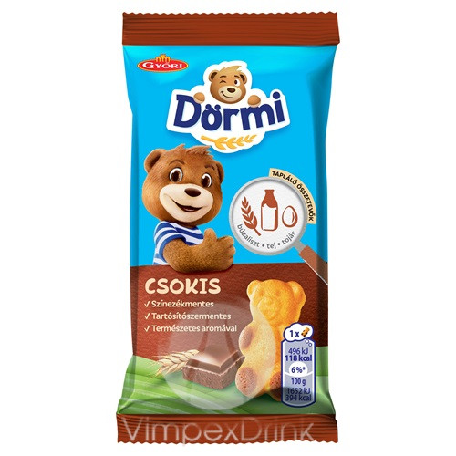 GYŐRI ÉDES DÖRMI CSOKIS PISKÓTA 30G /48/