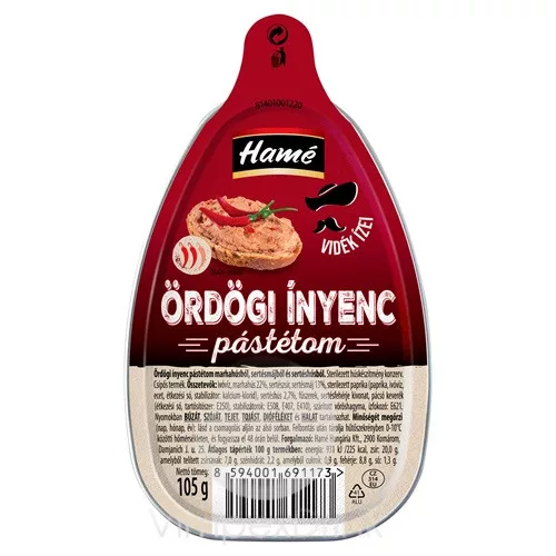 Hame ördögi ínyenc májpástétom 105g