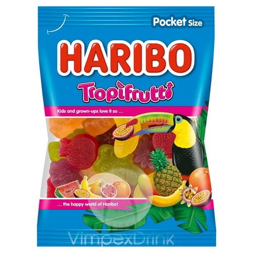 HARIBO TRÓPUSI GYÜMÖLCS GUMICUKOR 100G