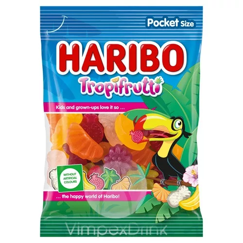 HARIBO TRÓPUSI GYÜMÖLCS GUMICUKOR 100G