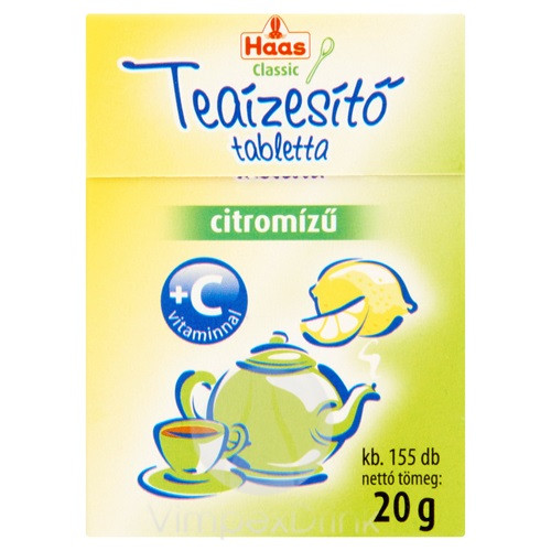 HAAS TEAÍZESÍTŐ TABLETTA 20G