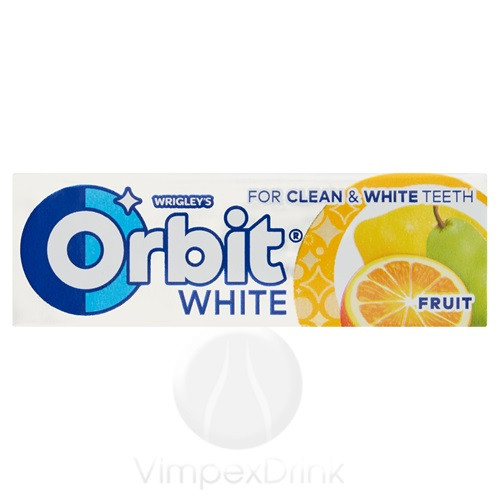 ORBIT WHITE FRUIT DRAZSÉ 14G  "R"