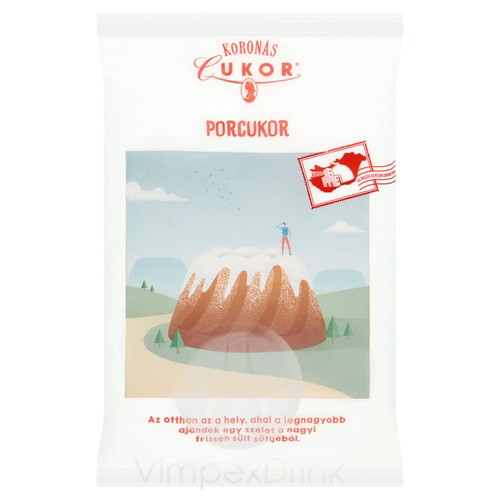 KORONÁS PORCUKOR ZACSKÓS 500G