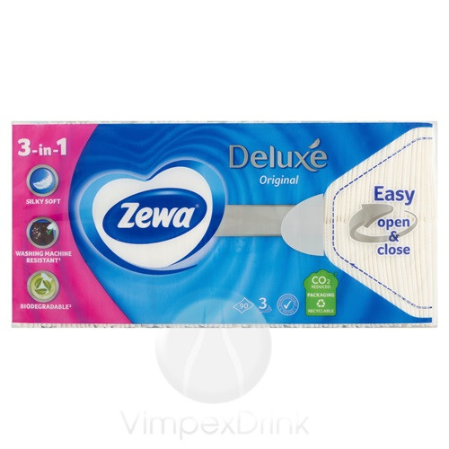 ZEWA DELUXE PAPÍRZSEBKENDŐ 90DB