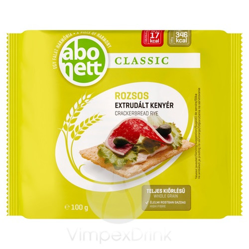 Abonett extrudált kenyér rozsos 100g /12/