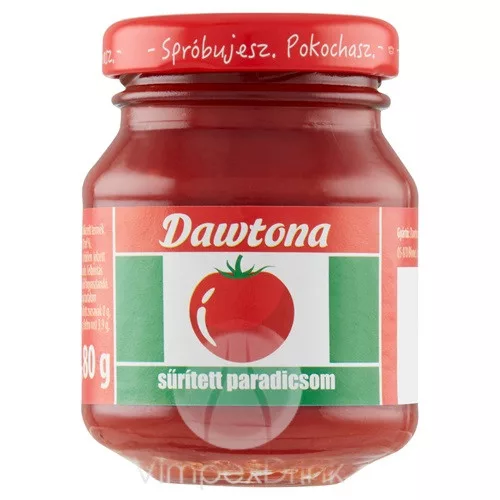 DAWTONA SŰRÍTETT PARADICSOM ÜVEGES 28-30% 80G