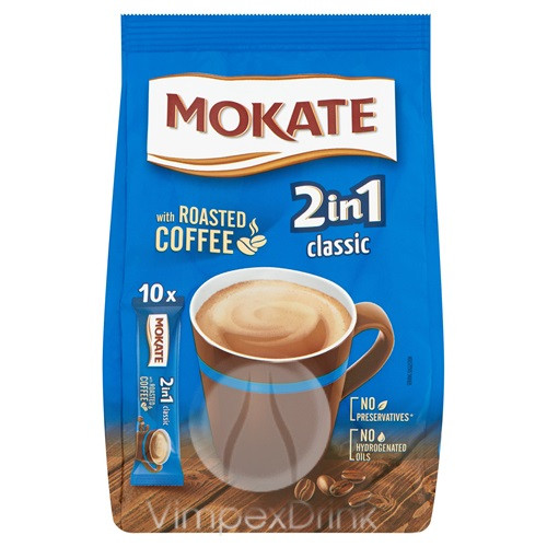 Mokate instant kávé 2in1 10*14g új