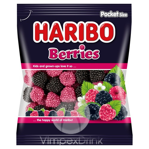 HARIBO BERRIES SZEDER-MÁLNA 100G