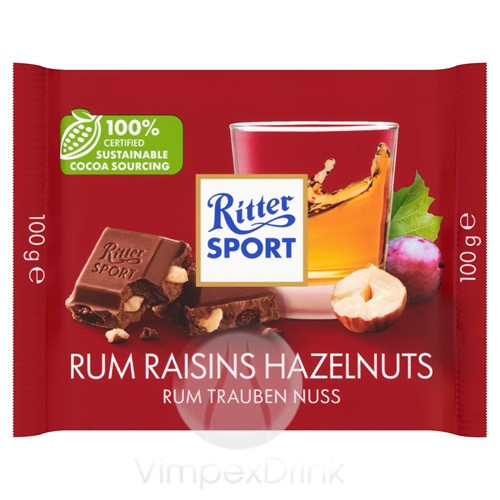 Ritter Sport rum-mazs.-mogy. 100g