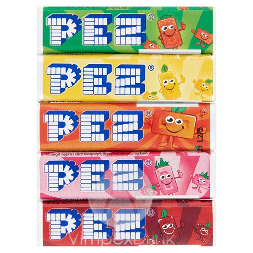 PEZ gyümölcsös utántöltő vegyes refill 8,5g /100/