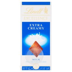 Lindt Excellence csokoládé Extra Creamy 100g