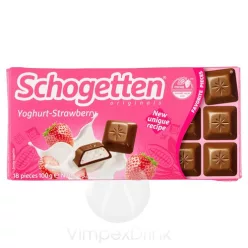 Schogetten Táblás Yoghurt-eper 100g /15/