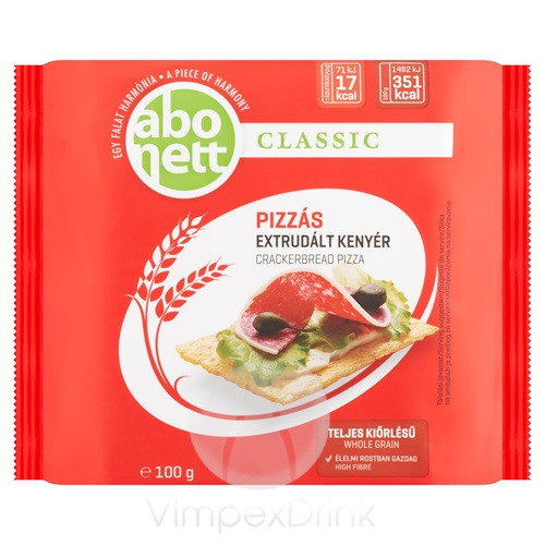 Abonett extrudált kenyér pizzás 100g /12