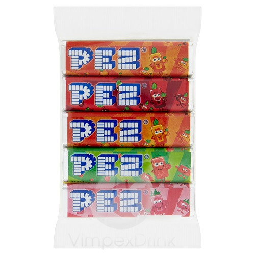 Pez cukorka utántöltő 4+1 42,5g /45/