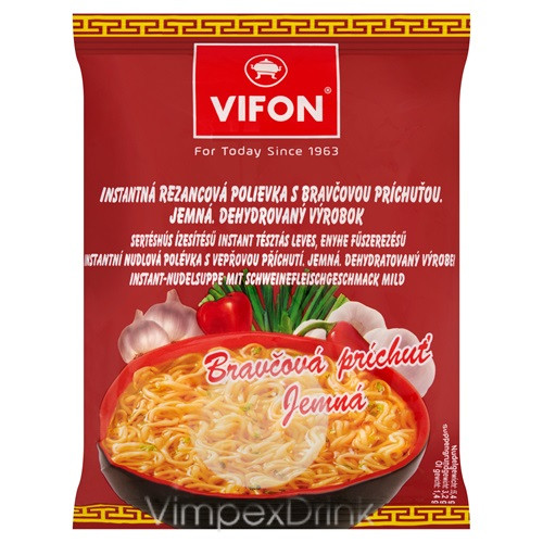 Vifon Sertéshús ízesítésű instant tésztás leves 60g /24/