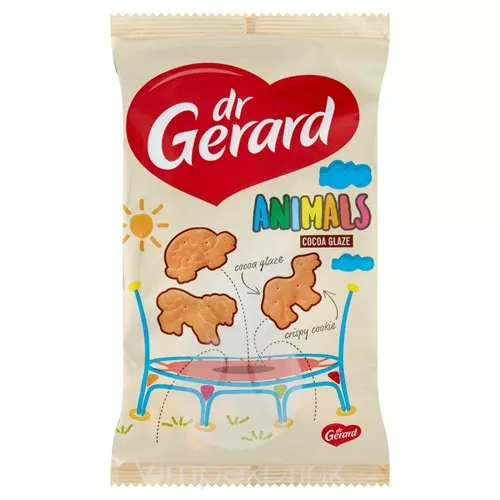 Lider Zoo zdobiona Animals 165g állatos keksz /12/